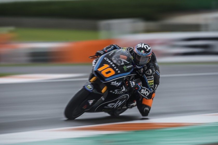 Luca Marini consigue la segunda pole de su vida en el GP de Valencia