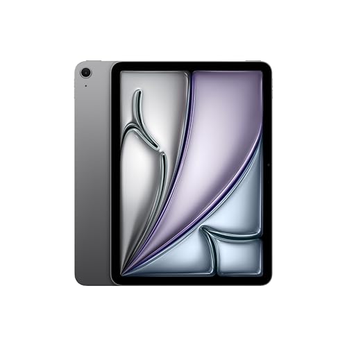 Apple iPad Air de 11 Pulgadas (M4): Pantalla Liquid Retina, 128 GB, cámaras Frontal/Trasera de 12 Mpx, Wi‑Fi 7 con el Chip N1 de Apple, Touch ID — Gris Espacial