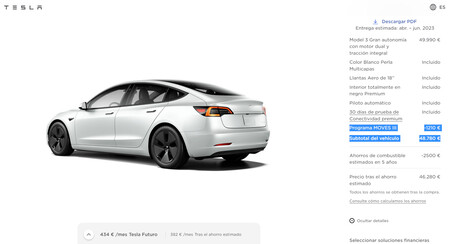 Tesla Model 3 Gran Autonomía