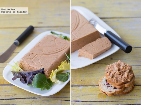 Mousse de hígado de rape. Receta de Navidad