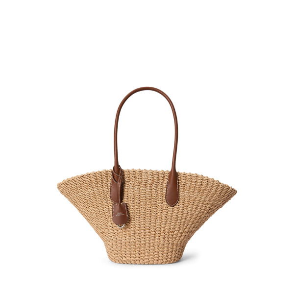 
Bolso tote Bellport tipo cesta de rafia
Polo Ralph Lauren