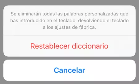 Restablecer Diccionario Teclado Iphone Verificar