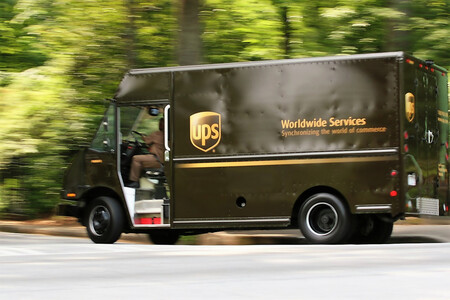 Furgón de reparto de UPS