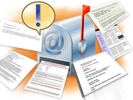 El ochenta por ciento del tráfico de email es spam