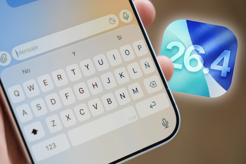 Si llevas meses pensando que cada vez escribes peor en el iPhone, tranquilo: la culpa era de Apple. iOS 26.4 por fin arregla el teclado