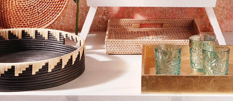 25 bandejas decorativas y cinco ideas para dar con ellas un toque de