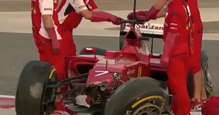 Así fue el accidente de Kimi Räikkönen en el Circuito de Sakhir