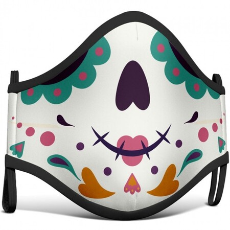 Mascarilla Infantil De Catrina Cartoon