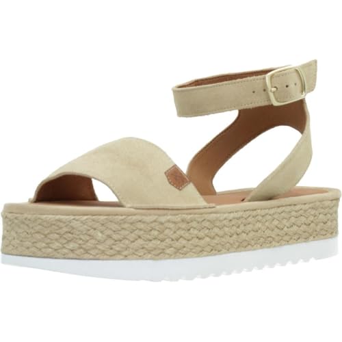 POPA Menorquina Plataforma Kalamis Serraje Beige