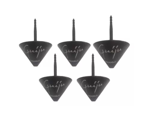 Pack 5 Recogedor grasa jamón-cono antigoteo-pincho para jamones-Fabrica Salamanca-Marca Guiju.