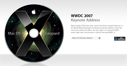 Vídeo de la keynote del WWDC'07 ya disponible