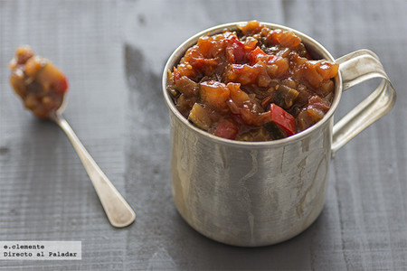 Chutney de ratatouille. Receta