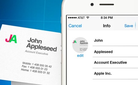 Business Card Reader, del papel a la agenda de contactos de tu iPhone en dos pasos