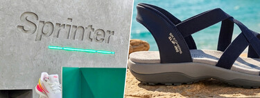 Sprinter tiene al 50% las sandalias Skechers fáciles de calzar y con amortiguación que más vamos a llevar a diario 