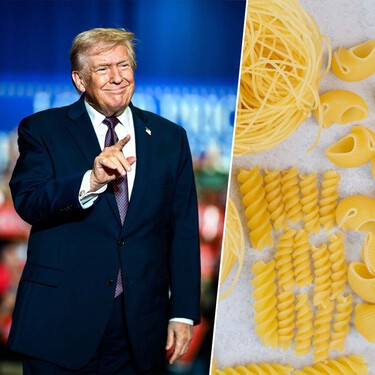 Trump da un paso atrás y reduce los aranceles que amenazaban a la pasta italiana en Estados Unidos