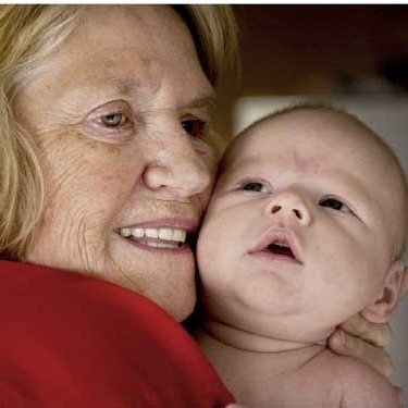 Abuela y nieto