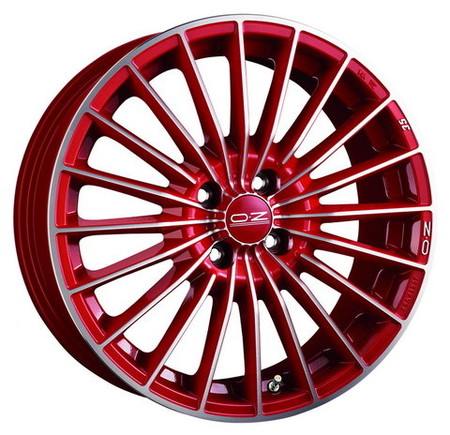 O.Z. Racing Anniversary en color rojo