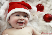 La foto de tu bebé: Óscar en navidad