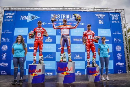 Jaime Busto Toni Bou Jeroni Fajardo Trialgp Espana Podio 2018