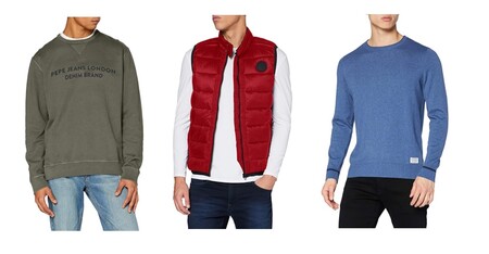 Chollos en tallas sueltas suéteres, sudaderas y chalecos Pepe Jeans para hombre a la venta en Amazon