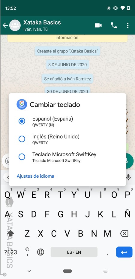 Gboard Ajustes