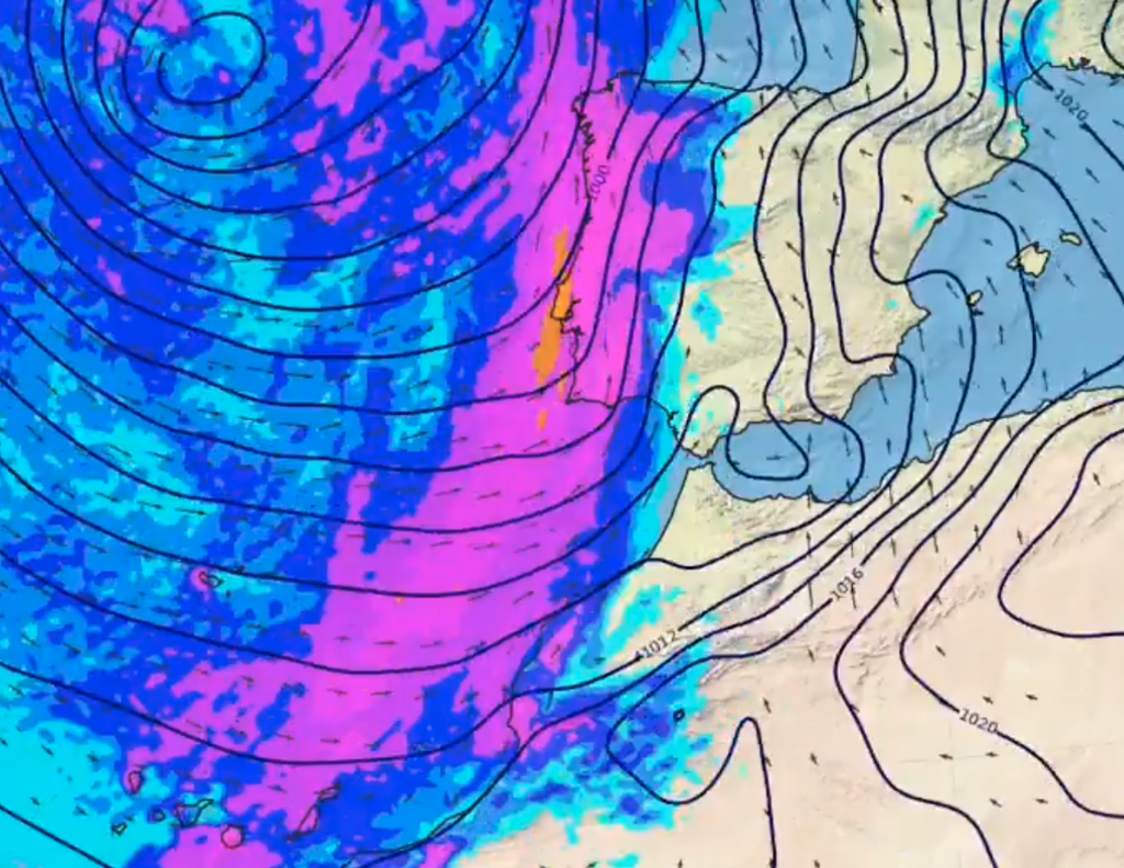 La semana empieza con lluvias en Galicia. Es solo el principio de un cambio de patrón en toda  y lo vamos a notar