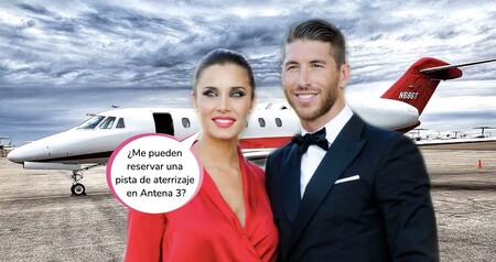 ¡Menudo bicharraco! Este es el avión privado de Sergio Ramos con el que Pilar Rubio aterrizará en 'El Hormiguero' cada semana