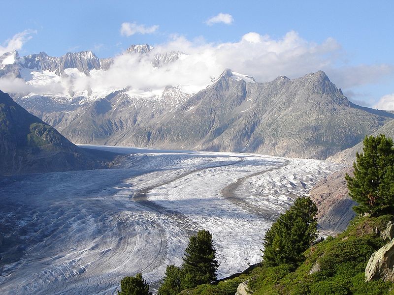El día que me puse delante del glaciar Alestsch 