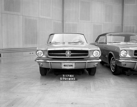El emblema del Mustang