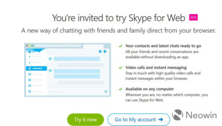 Skype para navegadores ya se puede probar, pero sólo con invitación