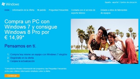 Ya está abierto el registro para la promoción de Windows 8 si has comprado un PC nuevo