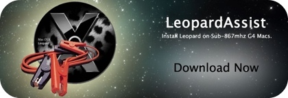 Se puede instalar Leopard en un G4 no soportado con LeopardAssist