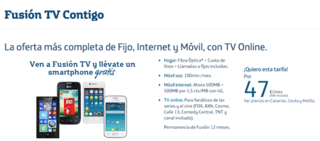Movistar amplia el bono de datos de las Fusiones más económicas, aunque por unos meses