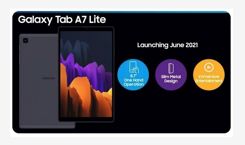 El futuro Samsung Galaxy Tab A7 Lite deja al descubierto algunas