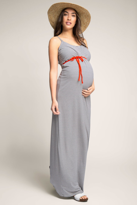 Vestido Maxi Playero Premama