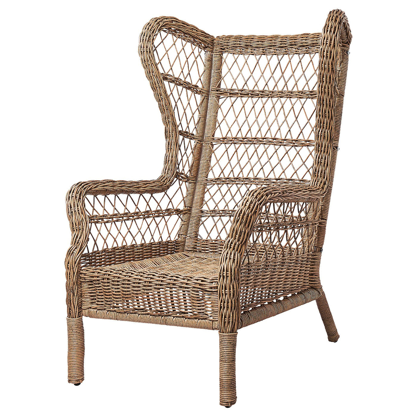 RISHOLMEN - Sillón para interior y exterior, marrón