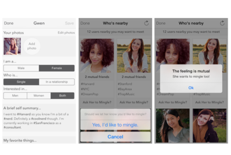 Mingleton, como Tinder pero para ligar con los que están a tu lado