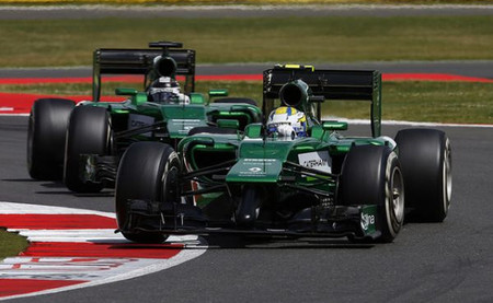 El Caterham CT05 podría perder su característico frontal en próximas carreras