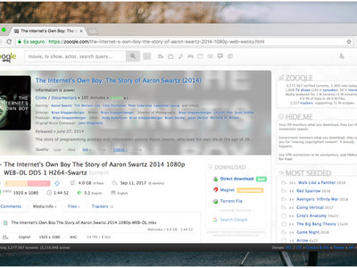 Zooqle, el buscador de torrents definitivo para los que extrañan KickassTorrents o ExtraTorrent