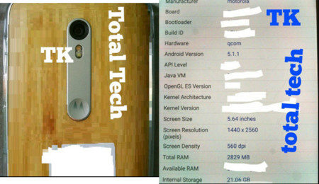 ¿Es éste el Moto X 2015? Se filtra una foto y sus posibles especificaciones