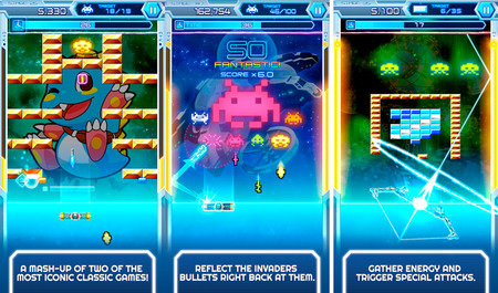 Arkanoid vs. Space Invaders irrumpe en los teléfonos móviles con un crossover lleno de nostalgia