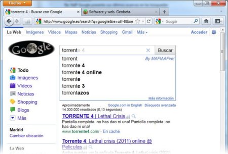 Gee! No Evil, extensión de Firefox que anula los filtros antipirateria de Google