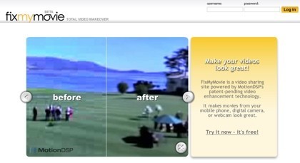 Fixmymovie, mejorando online la calidad de los vídeos