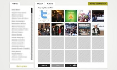 Pick&Zip: descarga todas las fotos de Facebook en las que te etiquetaron