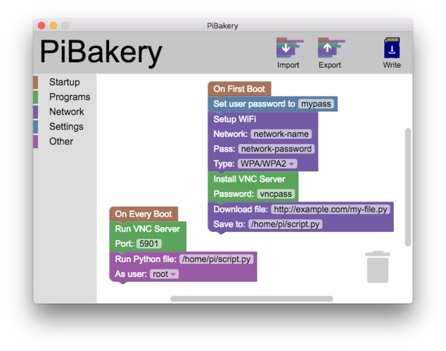 Blocks On Workspace