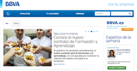 BBVA con tu empresa, proyecto a seguir por todas las empresas