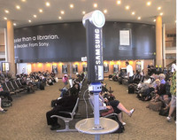 Estaciones de carga Samsung en aeropuertos en Estados Unidos