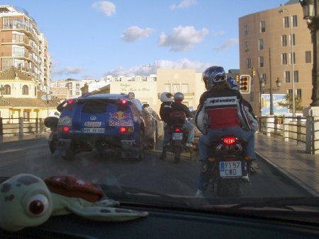 Sainz perdido en MÃ¡laga