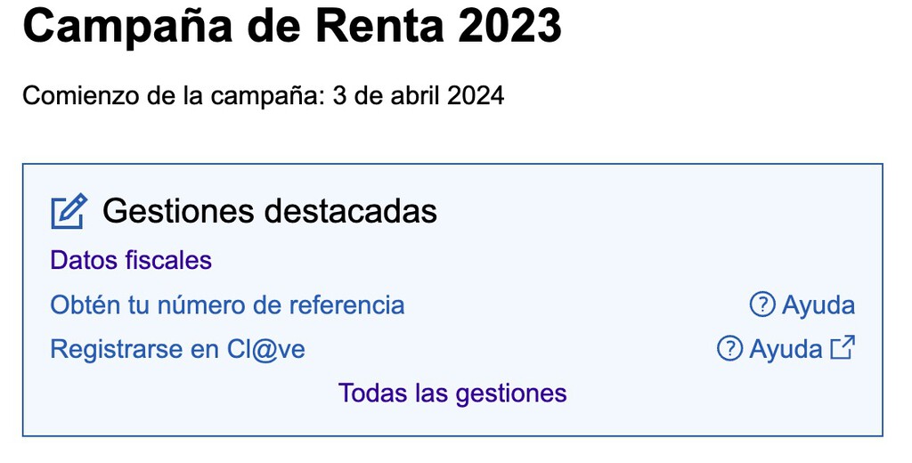 Cómo mirar y revisar tus datos fiscales para la Renta 2023
