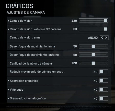 Ajustes De Camara Bf 6